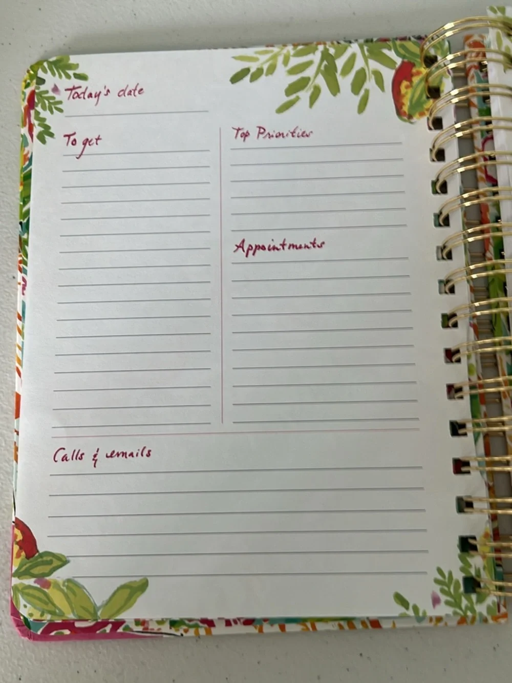 Brand new Lily Pulitzer planner “To Do”  -A great gift idea. Super cute!